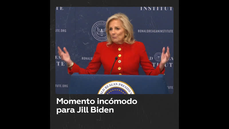 La esposa de biden se encuentra con una situación incómoda