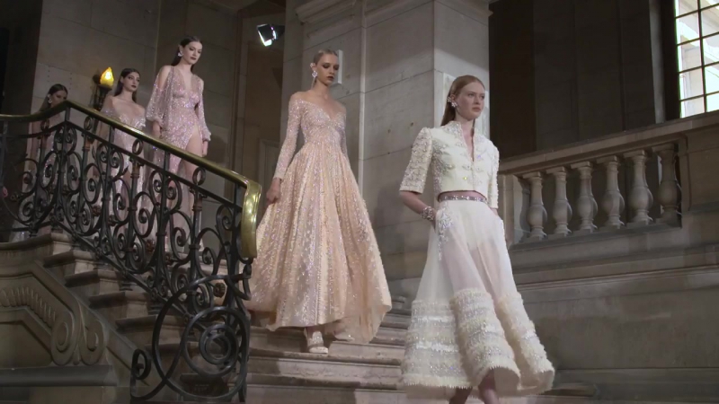 Georges hobeika autumn winter 2017 18 couture show