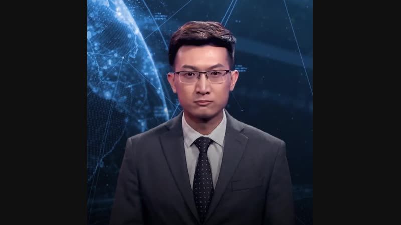 Первый робот телеведущий с искусственным интеллектом