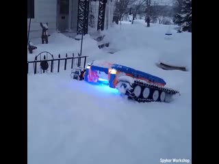 This snow blower will make removing snow from your driveway much easier and even a little fun