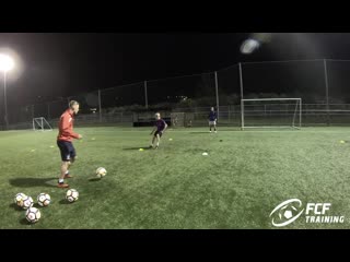 Paired training session passing, fast feet, dribbling finishing drills обрезка 01