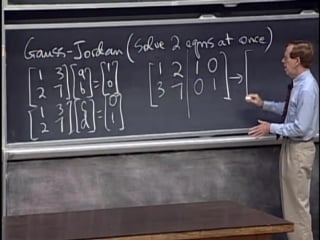 Lec 3 mit 18 06 linear algebra, spring 2005