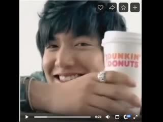 Lee min ho for dunking donuts cr mido mino622