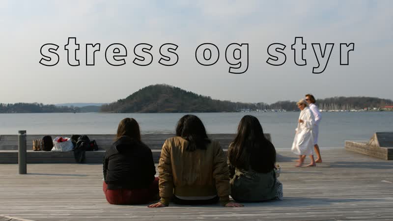 Blank (nrk), 2 й сезон, 4 я серия, 3 й отрывок stress og styr [стресс и суета]