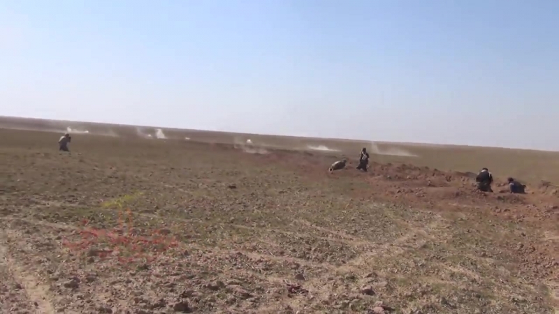 Ирак бой,шиитское ополчение vs боевики иг