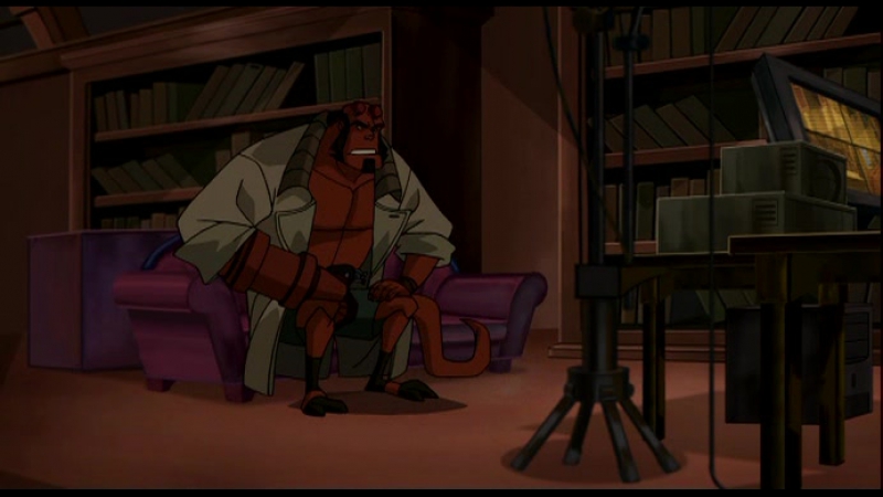 Полнометражный мультфильм "хеллбой 2кровь и металл/hellboy 2blood and iron" (2007 г )