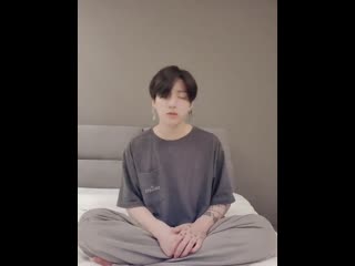 Bts member jungkook performance of lauv's 'never not'