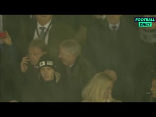 Sir alex ferguson with a smile on his face | red's galacticos