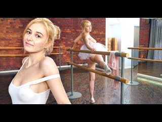 Alexis wilson ballet practice turns into orgasm