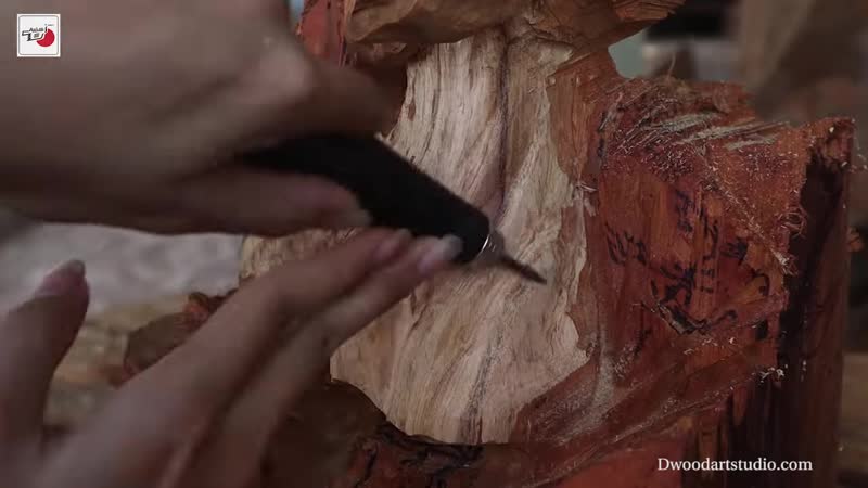 [nghệ nhân âu lạc woodart vietnam] wood carving naruto sculpting itachi uchiha from a piece of wood