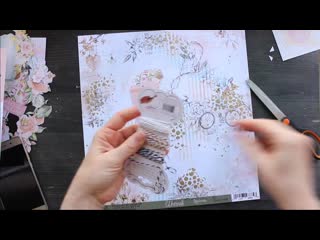 "summer holiday" scrapbook layout process