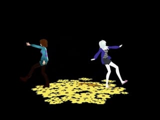 Drop pop candy (mmd sans and frisk undertale)
