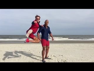 Zac efron on twitter c'mon mayne i was born in slo mo let's do this therock #slowmochallenge