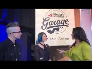 Allison iraheta & halo circus интервью с vanessa borge lдля mercury insurance garage (1 июня 2018)
