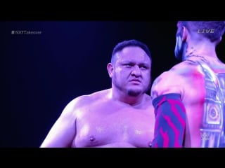 Finn bálor vs samoa joe nxt takeover london nxt championship