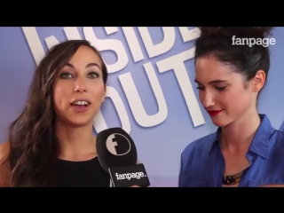 Inside out al giffoni 2015, intervista a lodovica comello e tess masazza