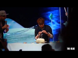 [fancame] 150725 kang min hyuk 1st fanmeeting in thailand cake