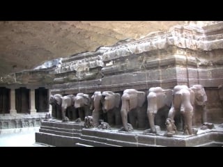 The rock cut caves of ellora and ajanta, maharashtra, india