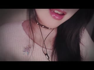 Asmr sticky inaudible whisper lips 1hour