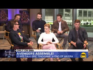 Avengers endgame cast talks about the films highly anticipated debut