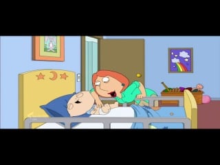 Lois drunk pukes on stewie