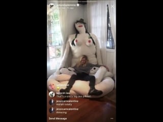 Erika linder via insta live stream (may 17) part1