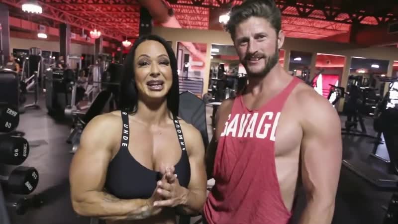 Squat porn video – Muscle girl squat men