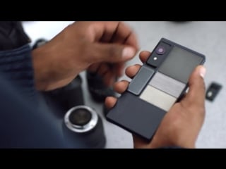 Демонстрация модульного телефона google project ara