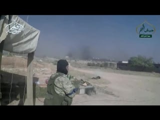 Gopro ground assault footage from islamist fighters of jabhat al fatah