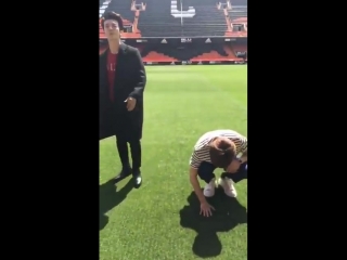 180505 laliga西甲联赛 weibo update with donghae leeteuk