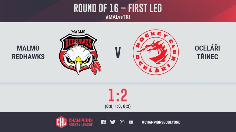 Highlights malmö redhawks vs oceláři třinec