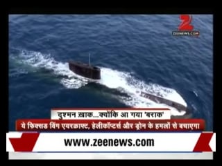 Dna indian navy successfully test fires barak 8 missile from ins kolkata