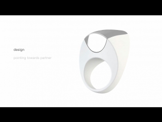 Ovo a1 rechargeable ring white