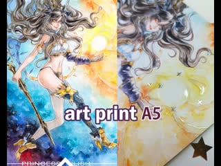 Принт с блёстками ✨ fate/grand order istar