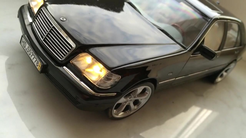 Mercedes benz s600 w140 (118 norev) led lights diecast model car