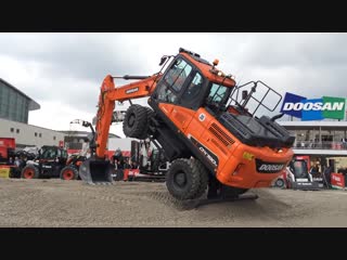 The big bobcat and doosan demo show bauma 2016