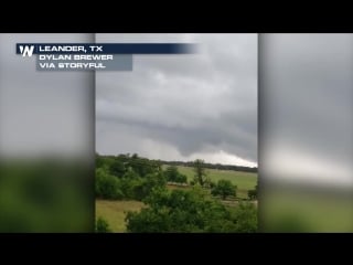 One more view of the funnel in texas this morning