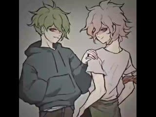 ↬ danganronpa ; rantaro amami x komaeda nagito