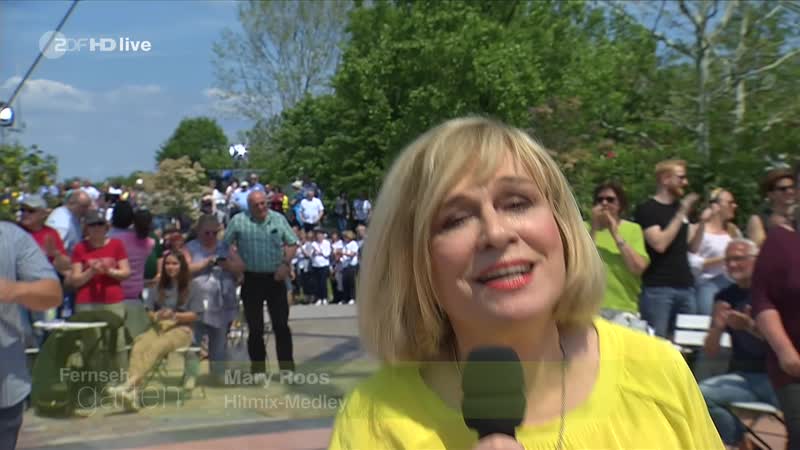 Mary roos hitmix medley (zdf 'zdf fernsehgarten' )