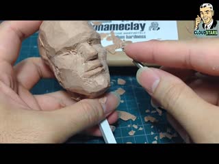 How to sculpt hyperrealistic bruce lee part 2 blocking the basic form