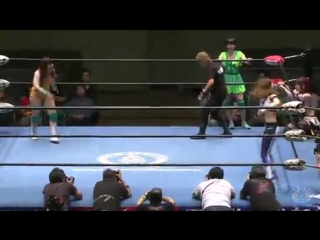 1 hiroe nagahama, kyuri, miyako matsumoto vs 235, akane fujita, mika iida (6 24 15)