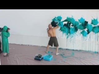 Ushio shinohara, an 80 year old japanese artist on september 29, 2012