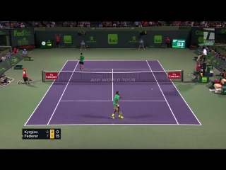 ♦ hd 60fps ♦ roger federer v nick kyrgios ¦ miami 2017 sf highlights