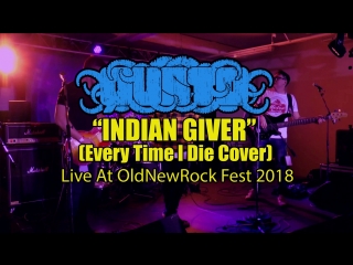 Qusto indian giver live at old new rock 2018 (every time i die cover)