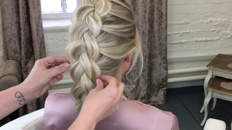 Шикарная объемная косичка