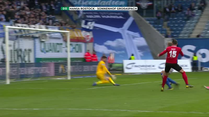 27 spieltag 18/19 highlights fc hansa rostock 00 sg sonnenhof grossaspach