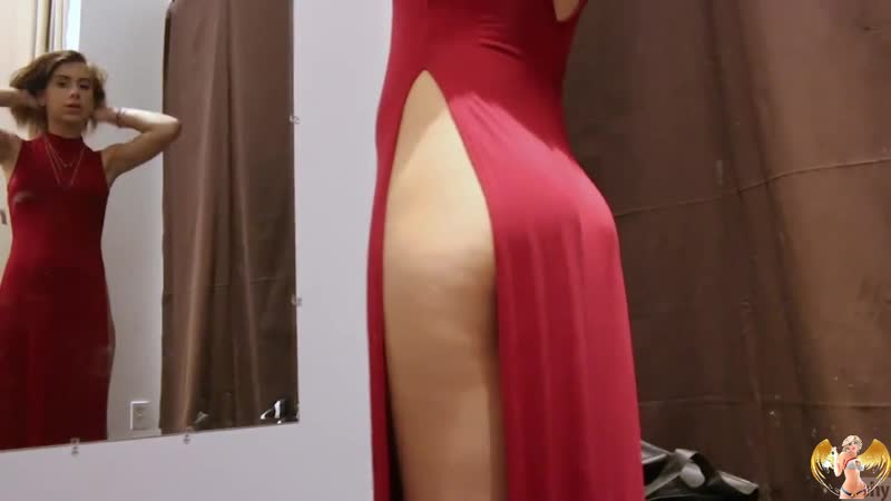 joseline kelly red dress Dress-wearing blonde MILF hairdresser fucks a dark-haired teen client