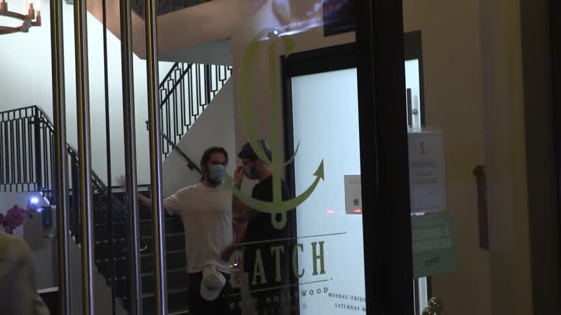 Tom kaulitz &amp; devon culiner at catch restaurant