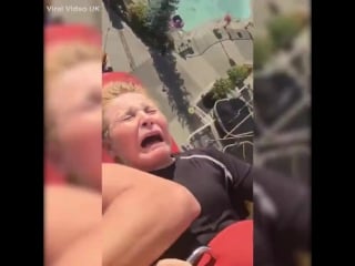 Roller coasters aren't for everyone 😂😂