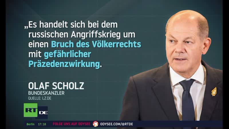 Scholz russland schafft mit ukraine präzedenzfall – bundeskanzler vergisst dabei ein paar andere fälle